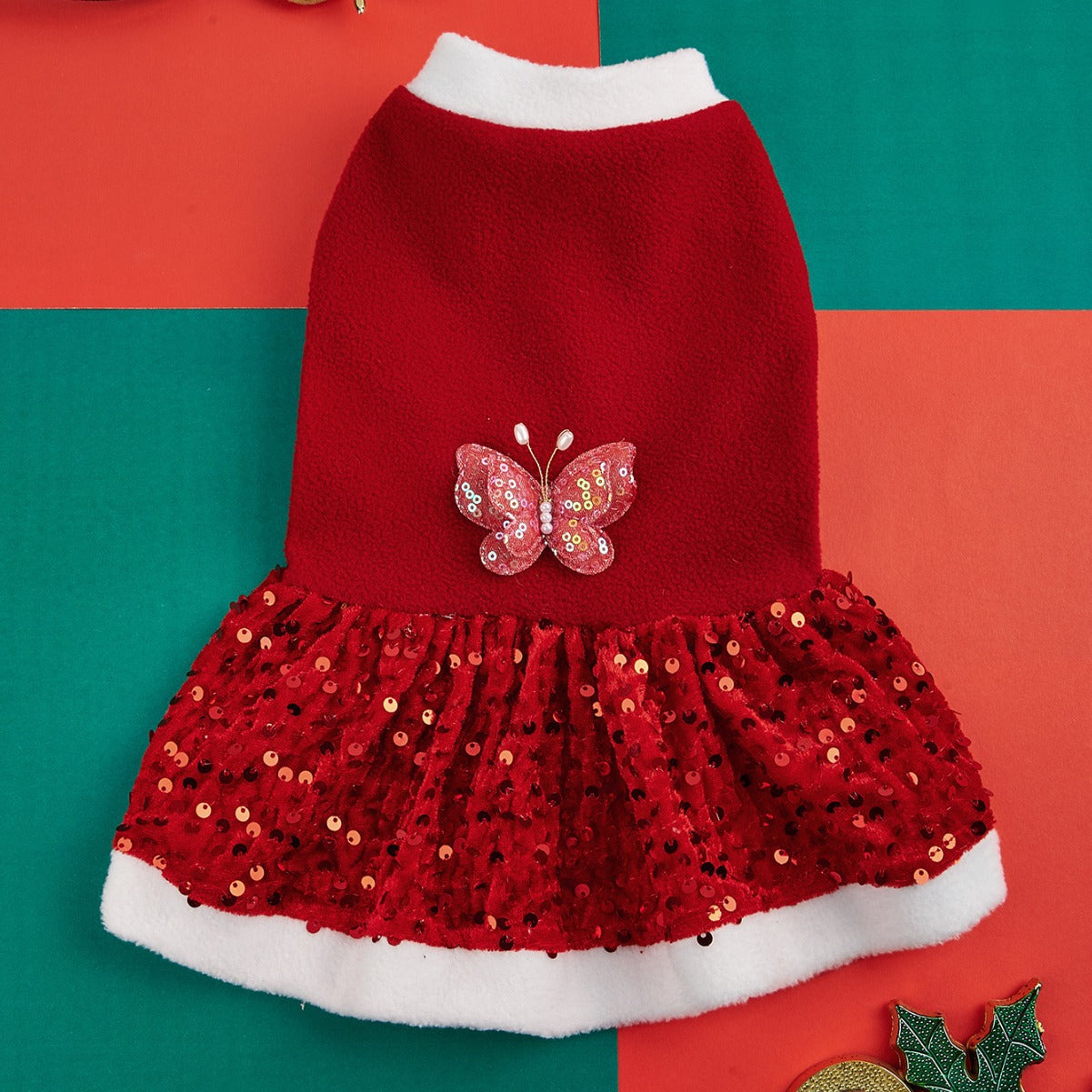 Christmas Butterfly Dress