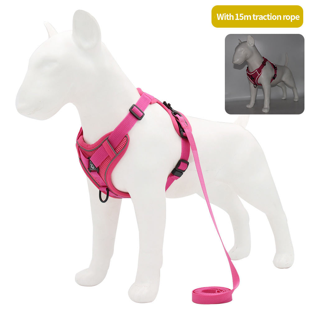 Reflective Y Front Harness/Leash Set