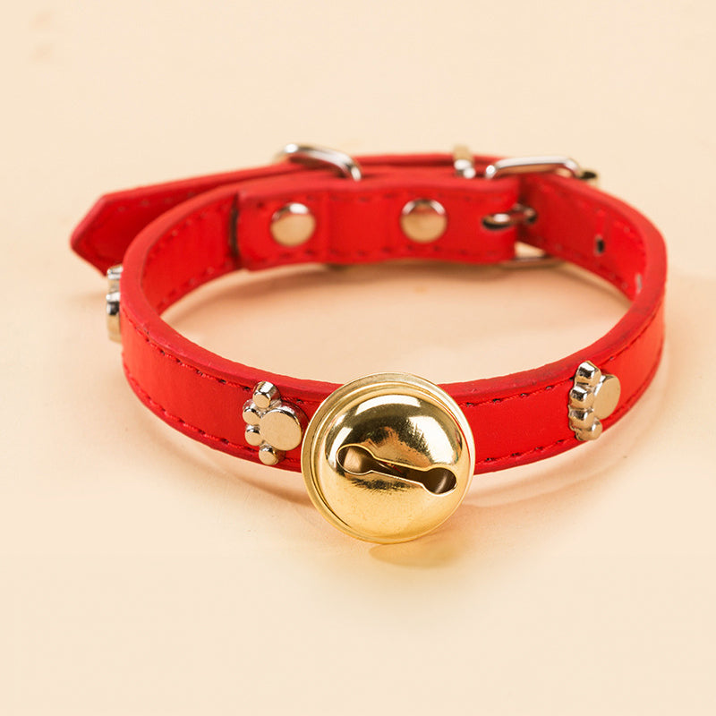 Leather Bell Collar