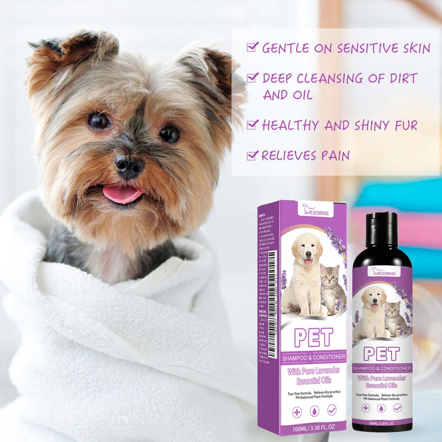 Lavender Scented Shampoo/Conditioner
