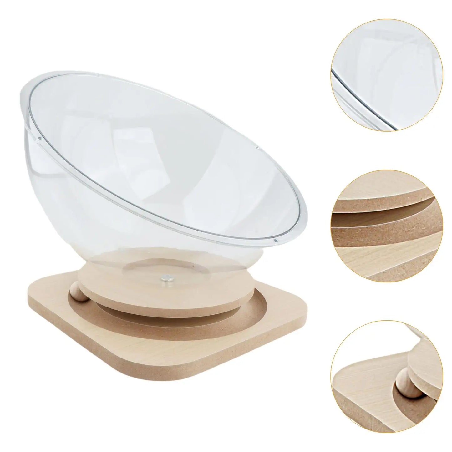 Acrylic Cat Bowl Bed
