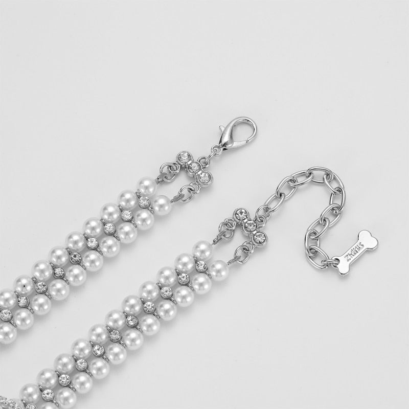 Pearl/Rhinestone Necklace