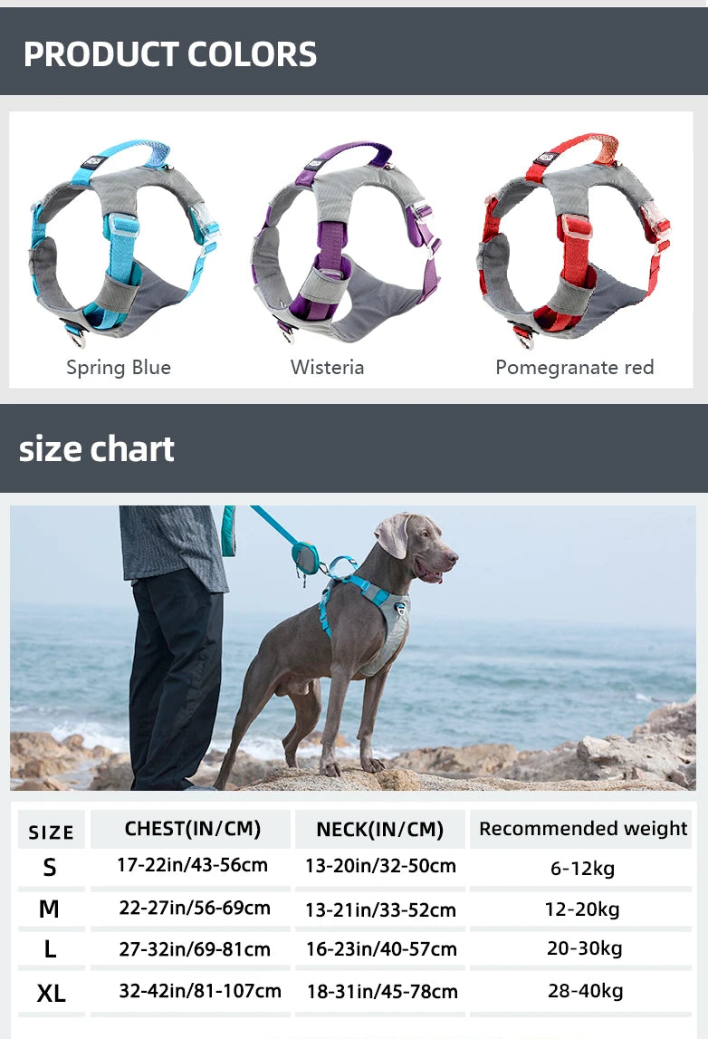 Reflective Y Front Harness with Handle