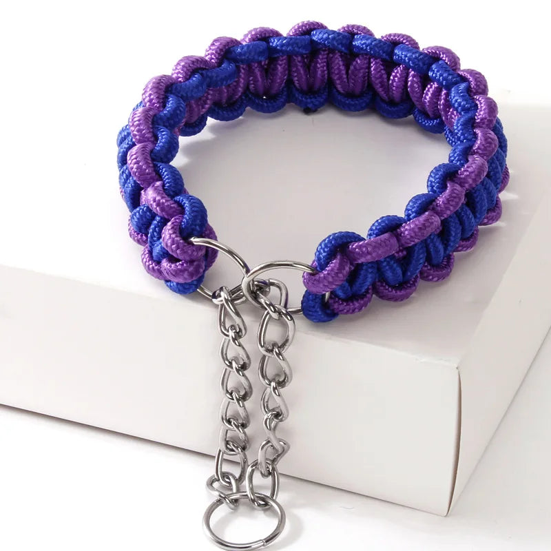 Paracord Chain Martingale Collar