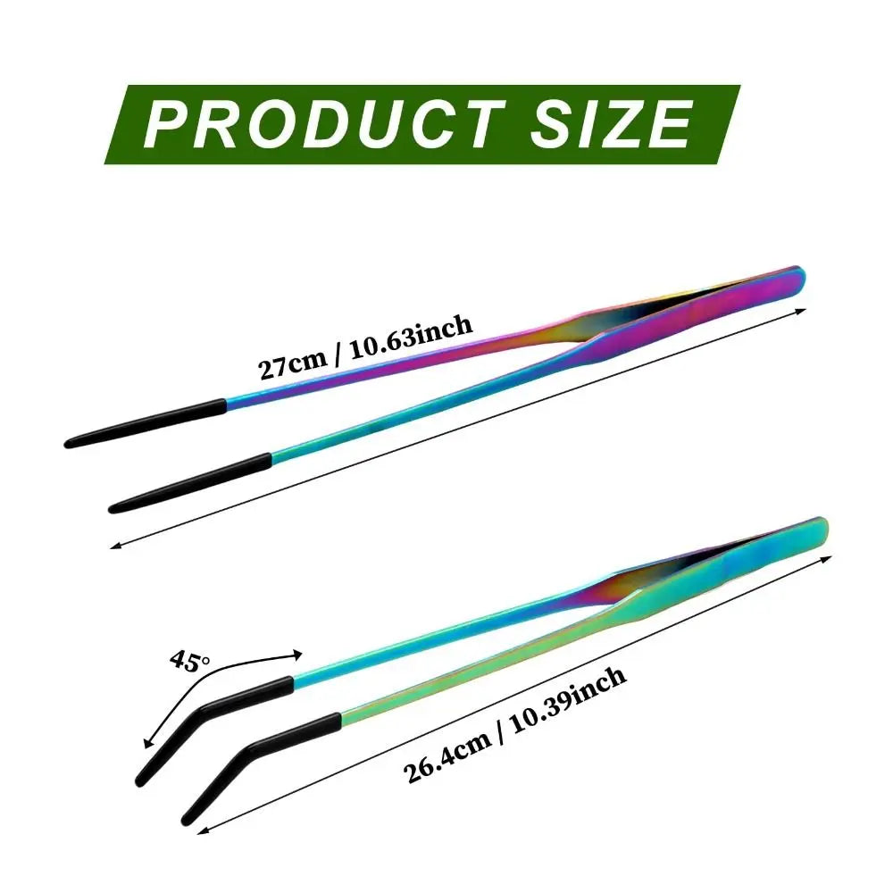 2pc Stainless Steel Feeding Tongs