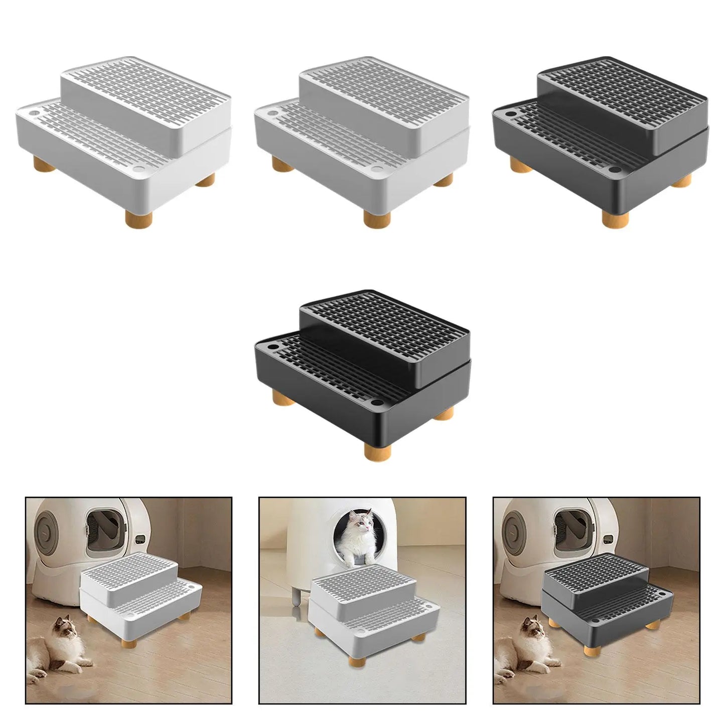 Cat Litter Box Steps