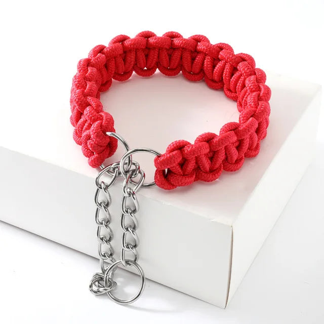 Paracord Chain Martingale Collar