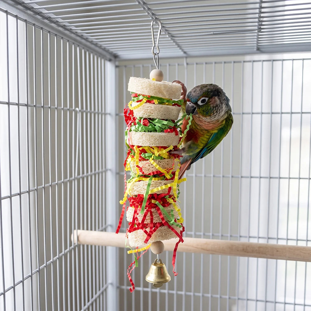 Loofah Bird Toy
