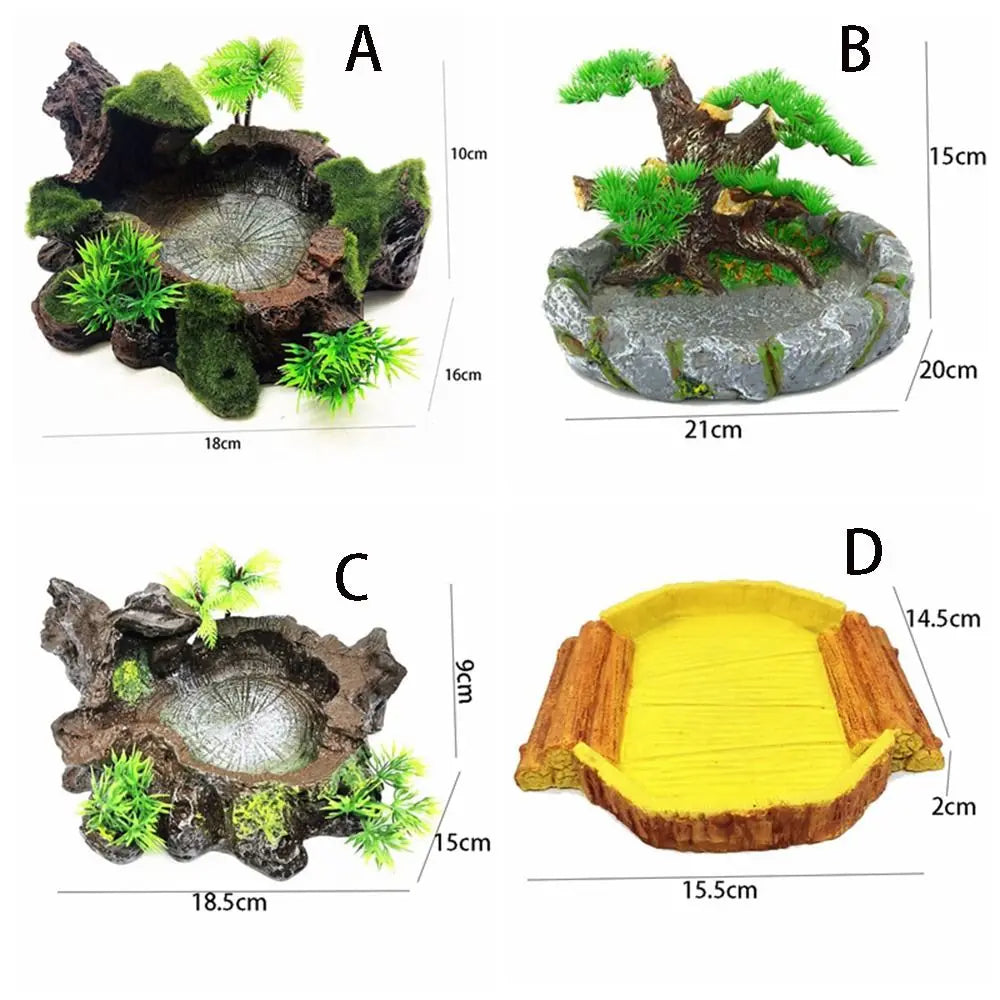 Resin Reptile Water/Food Bowl