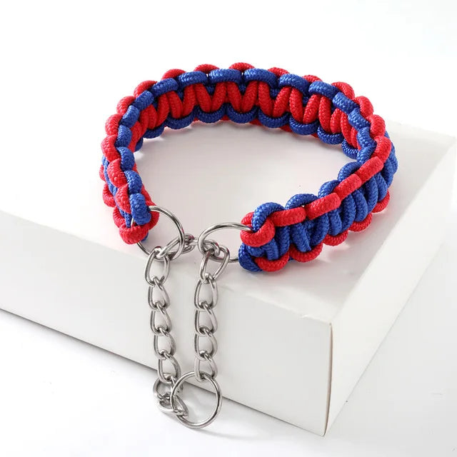 Paracord Chain Martingale Collar