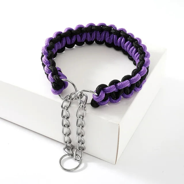 Paracord Chain Martingale Collar