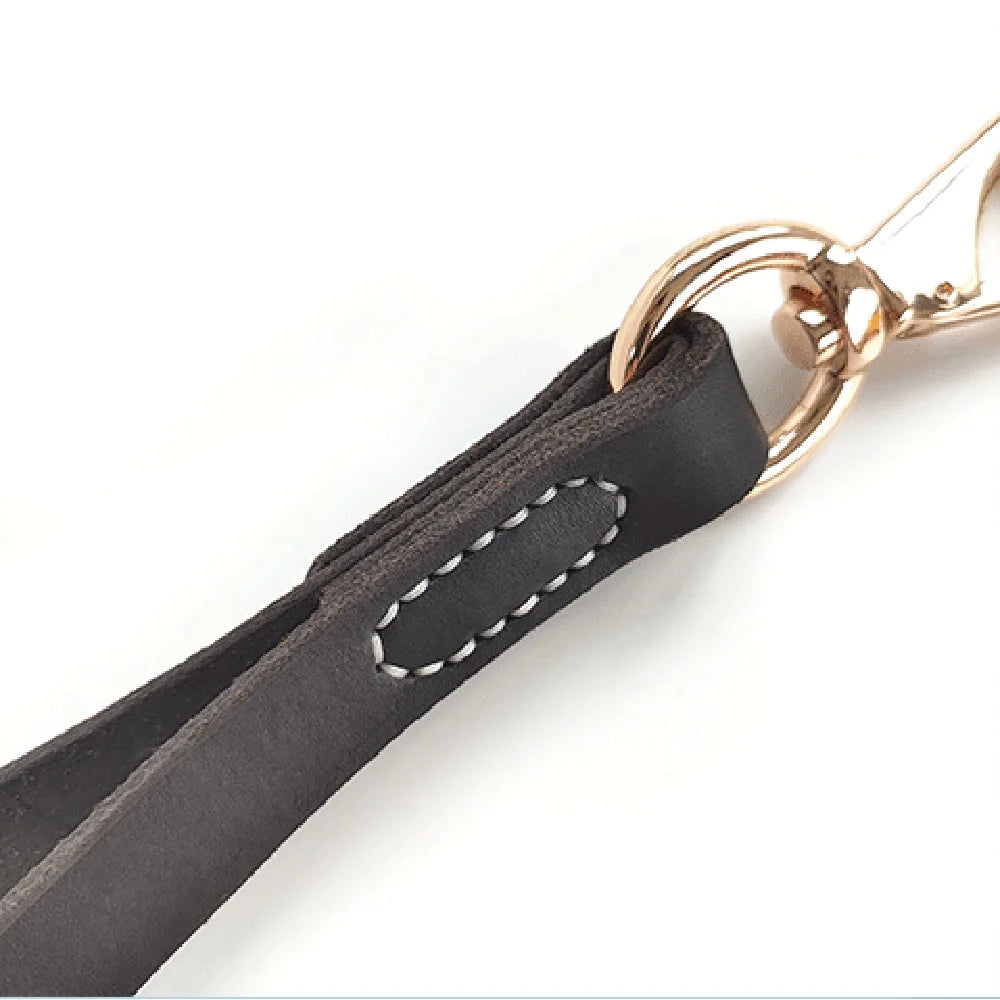 Real Leather Traffic Leash