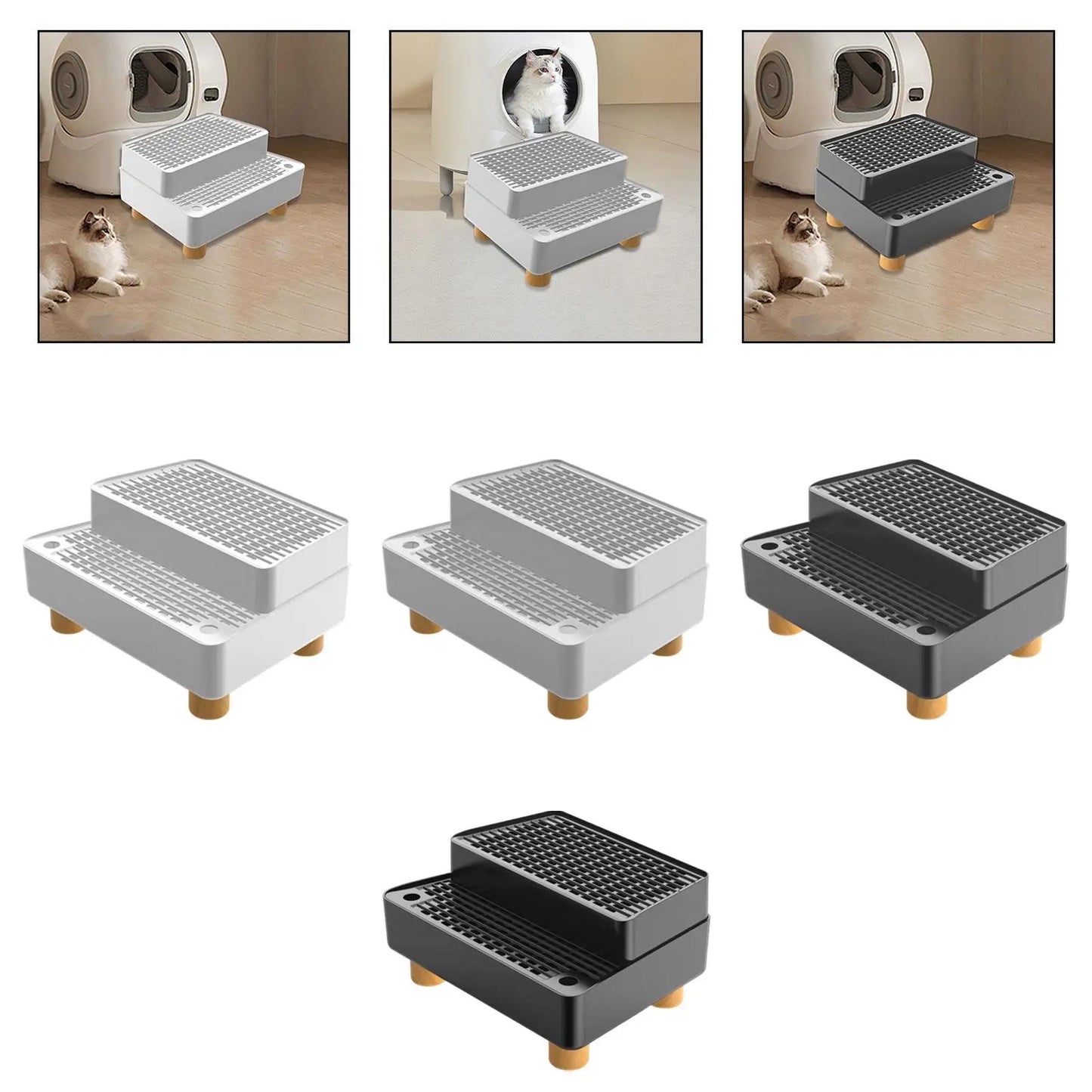 Cat Litter Box Steps