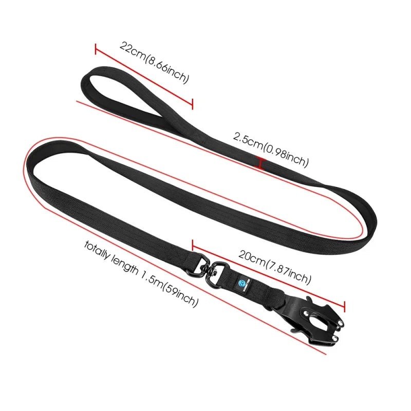 5Ft Nylon Large Dog Leash