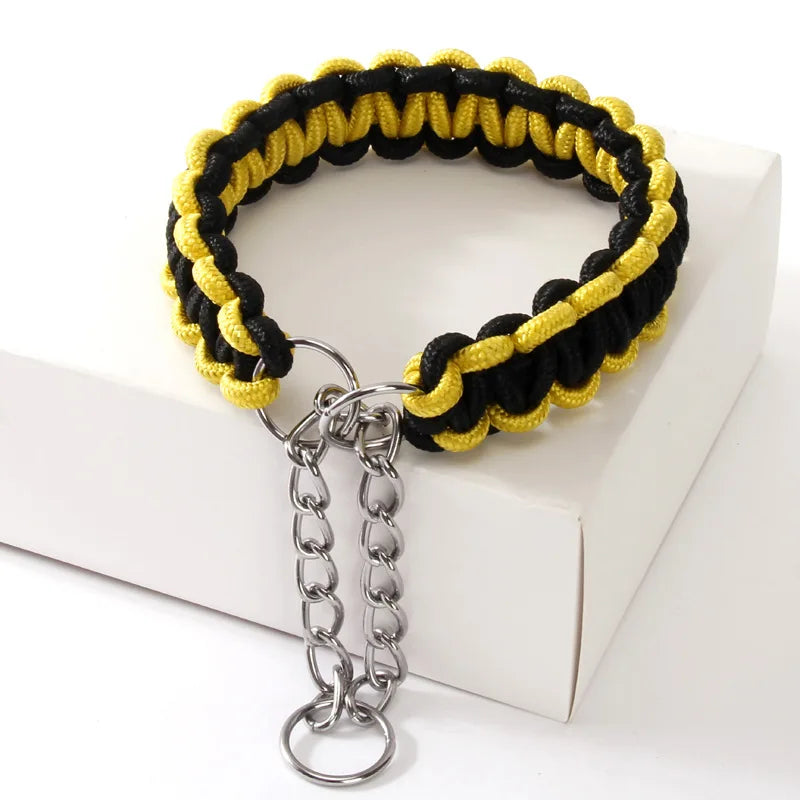 Paracord Chain Martingale Collar