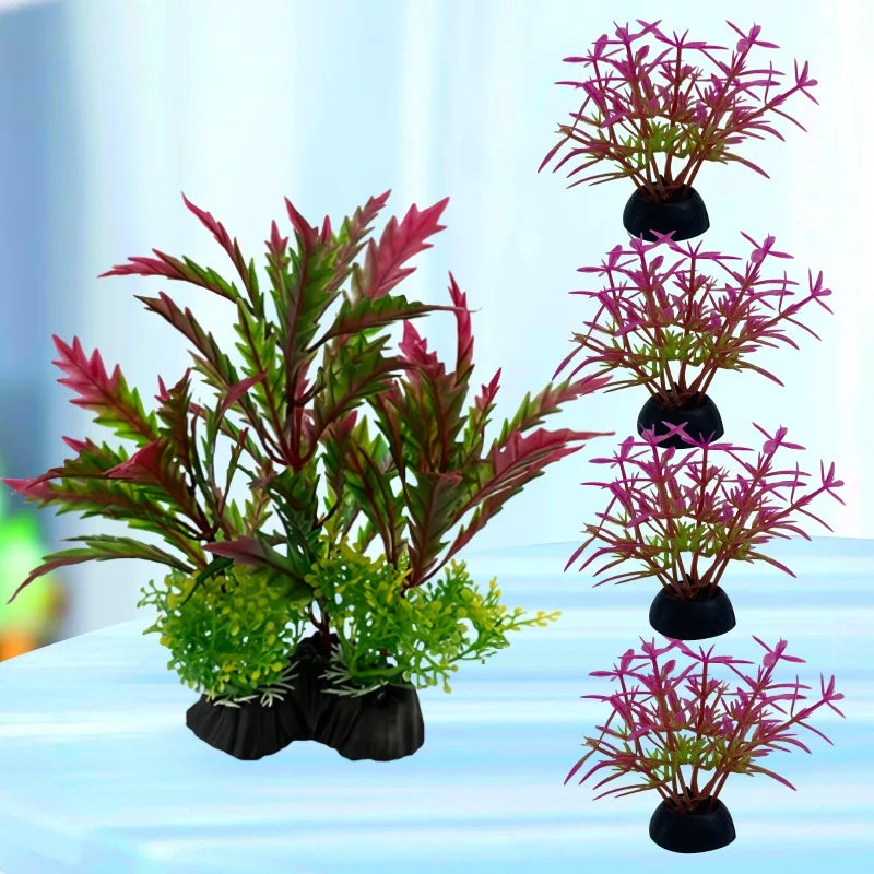 5pc Aquarium Plant Decor