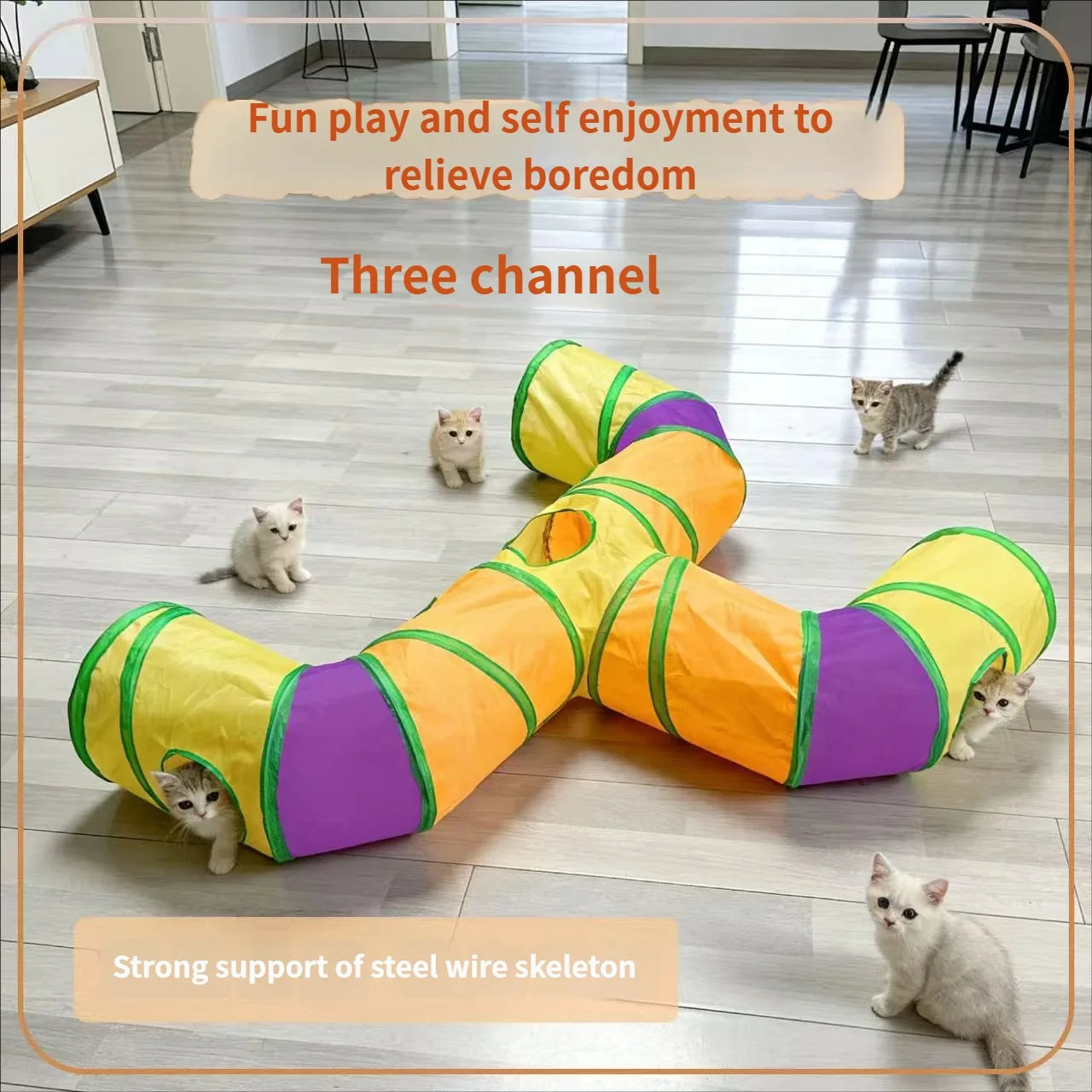 Collapsible Cat Tunnel
