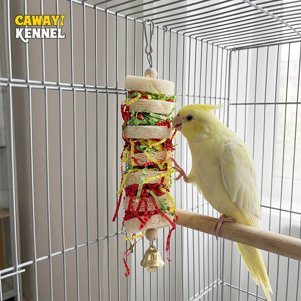Loofah Bird Toy