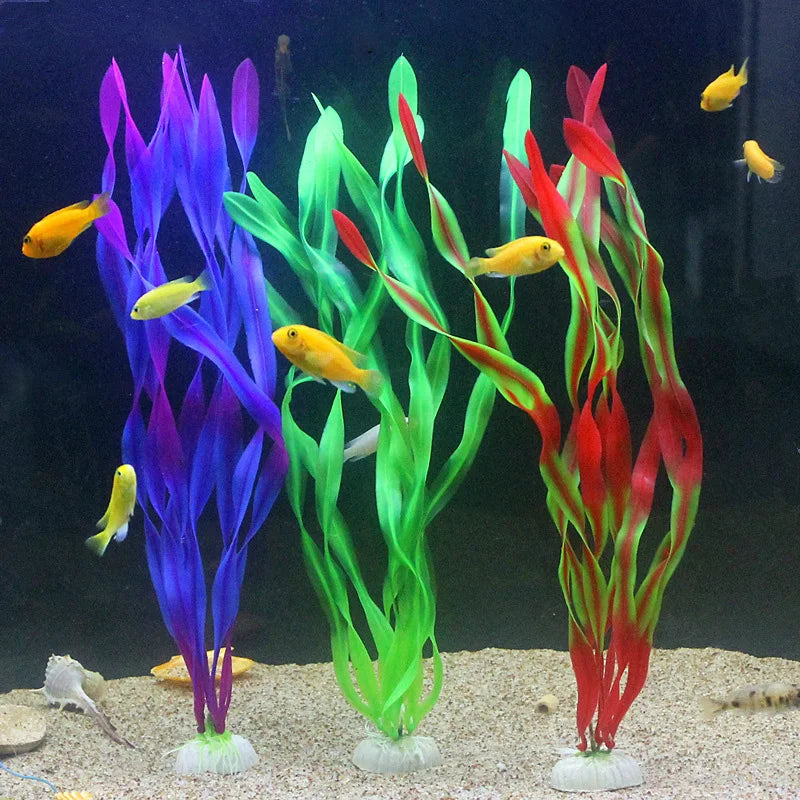 5/10pcs Artificial Aquarium Plants