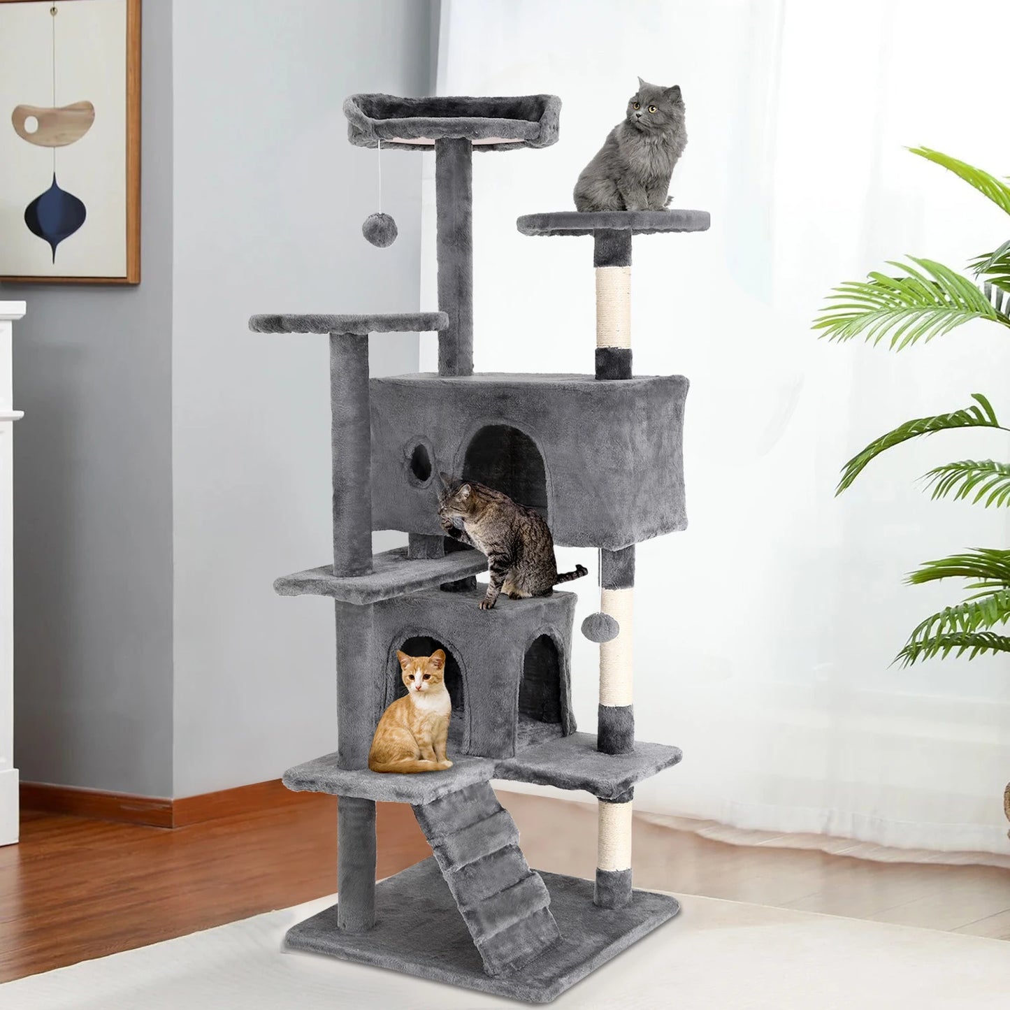 Cat Tree 54/70 Inch