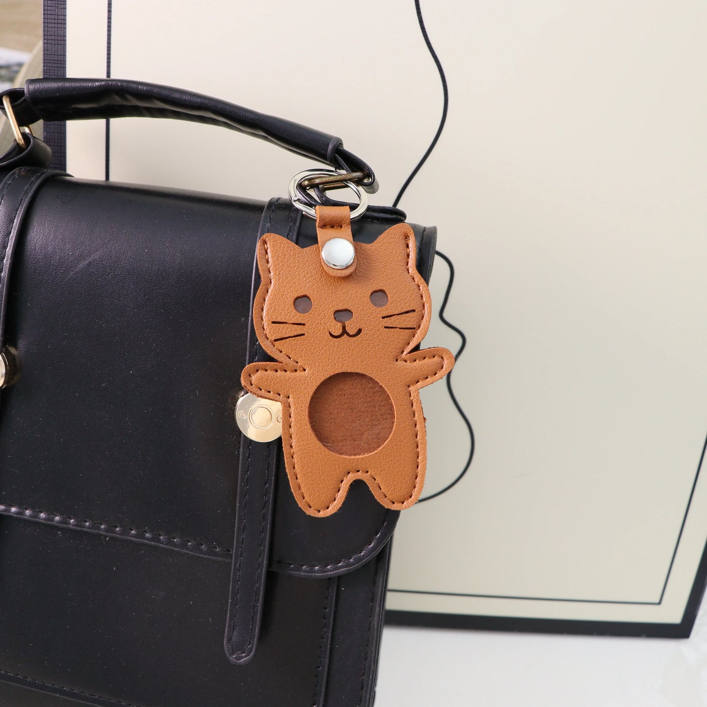 Cat Hair Memorial Keychain