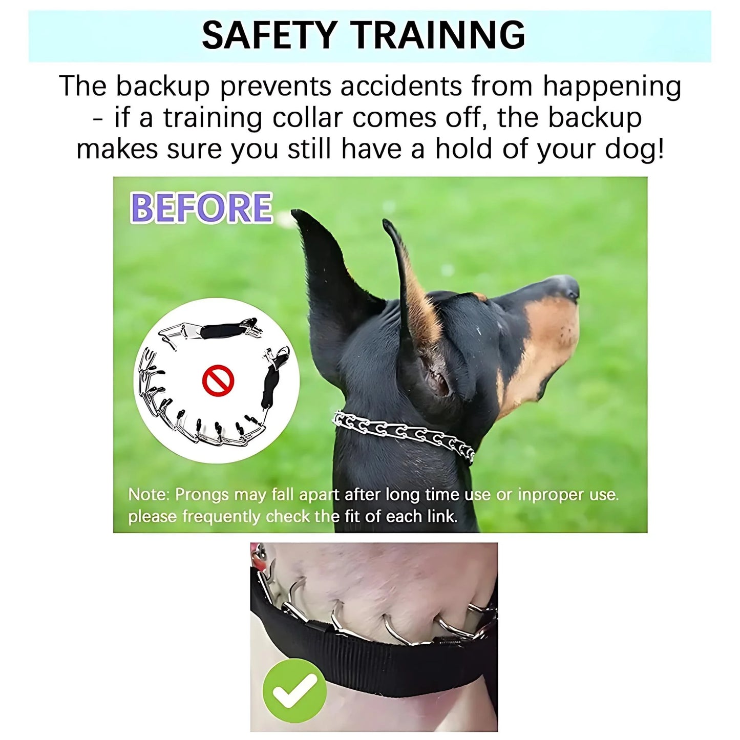 Quick Release Prong Collar