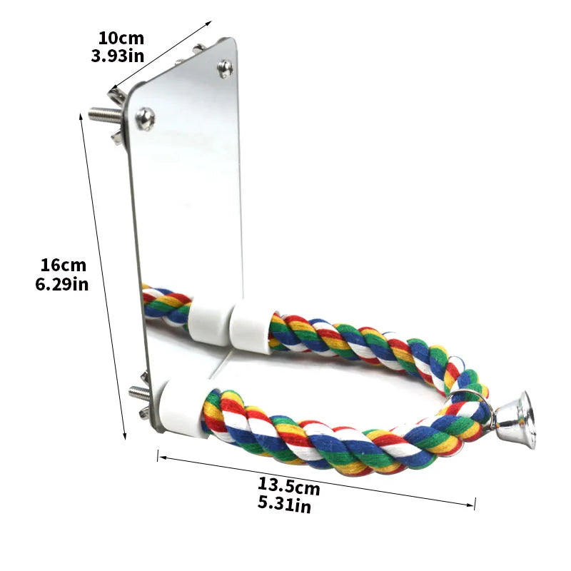 Bird Mirror Toy/Stand
