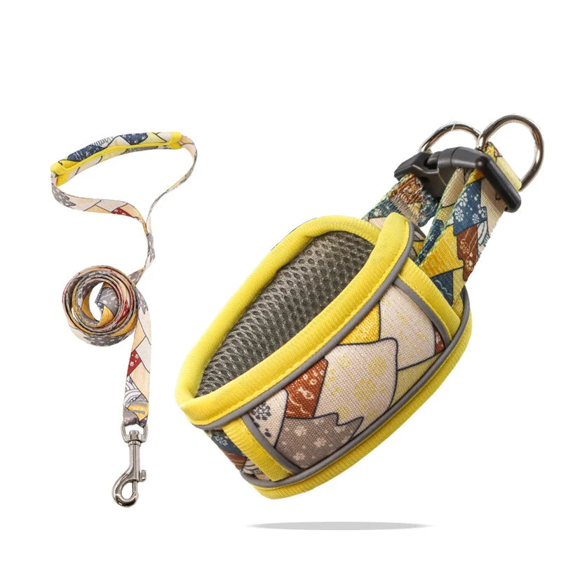 Patchwork Collar/Leash Set