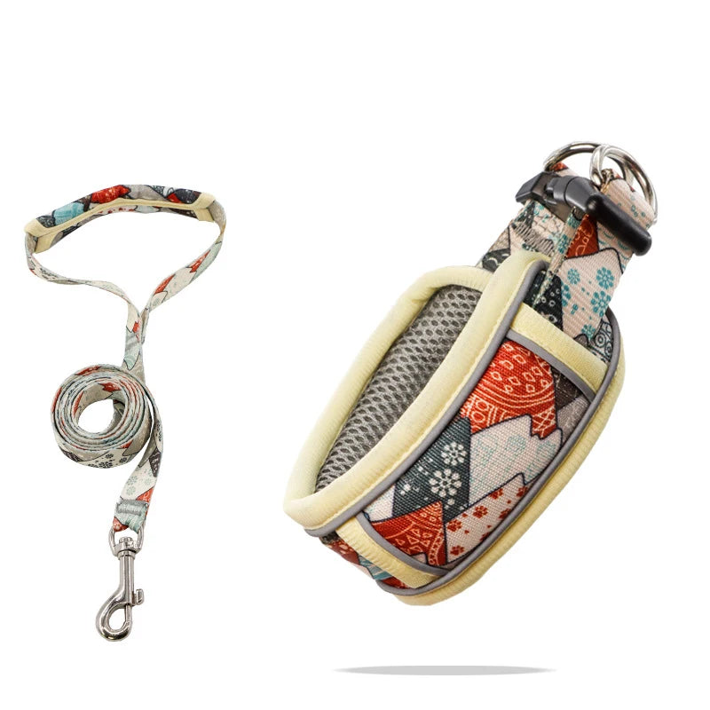 Patchwork Collar/Leash Set