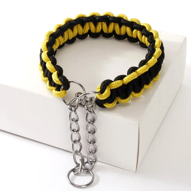 Paracord Chain Martingale Collar