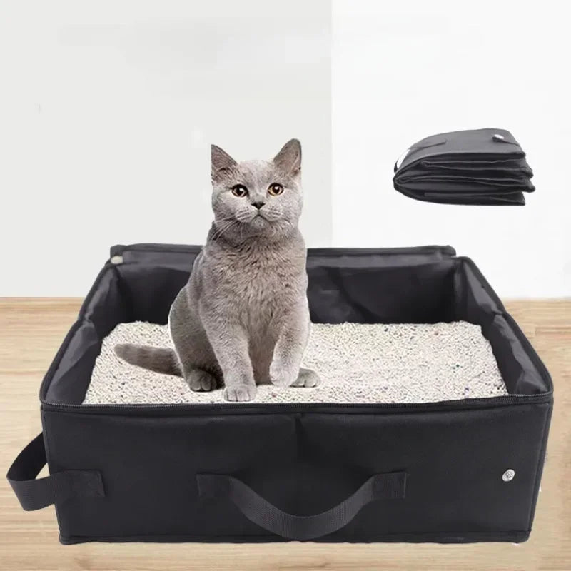 Folding Travel Litter Box