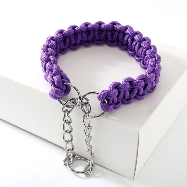 Paracord Chain Martingale Collar