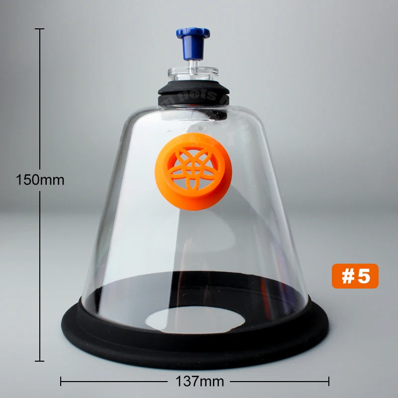 Pet Oxygen Mask Kit Dog Cat Oxygen Inhalation Atomizing Mask for Animals 5 Sizes Veterinary Tools