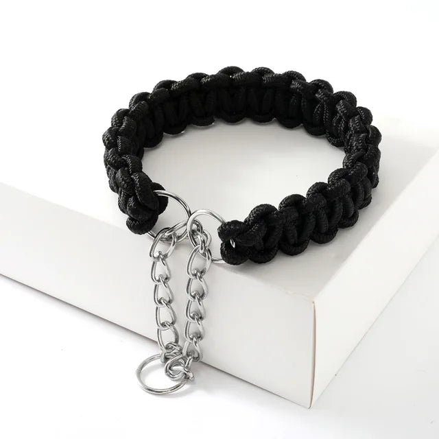 Paracord Chain Martingale Collar