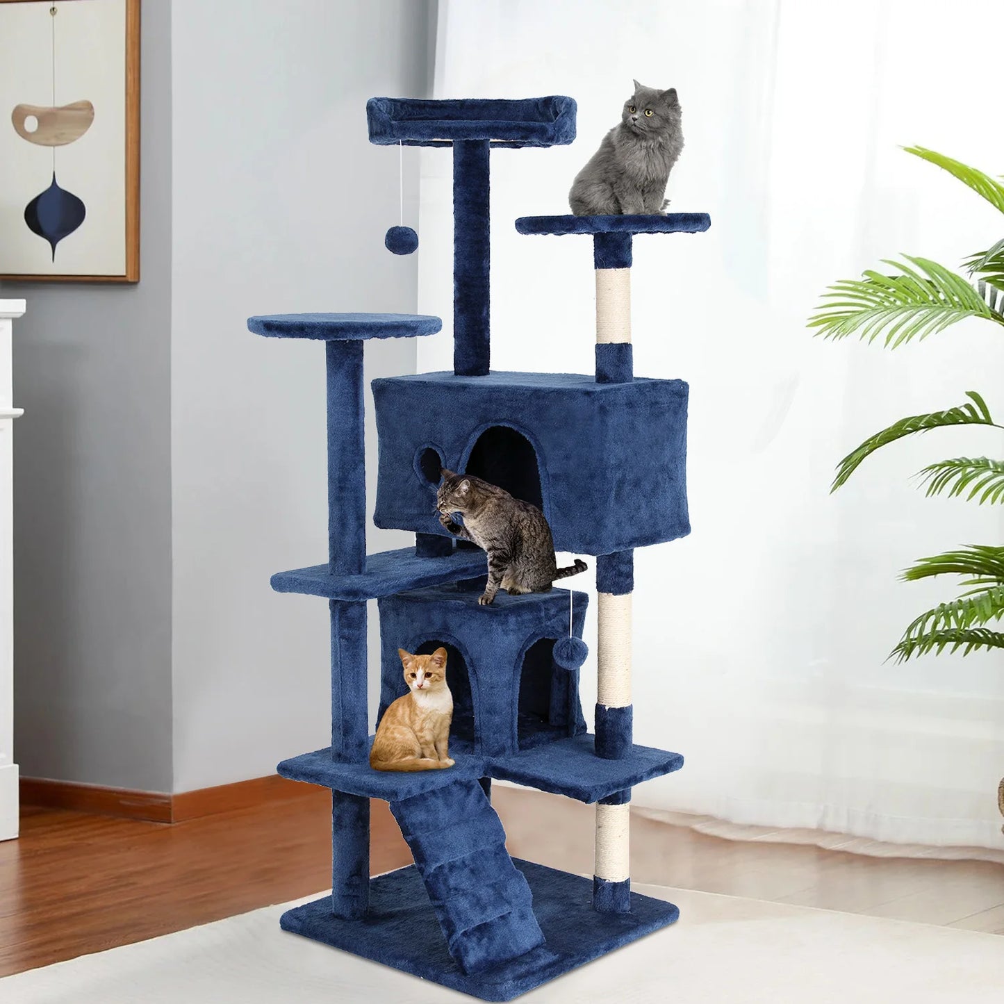 Cat Tree 54/70 Inch
