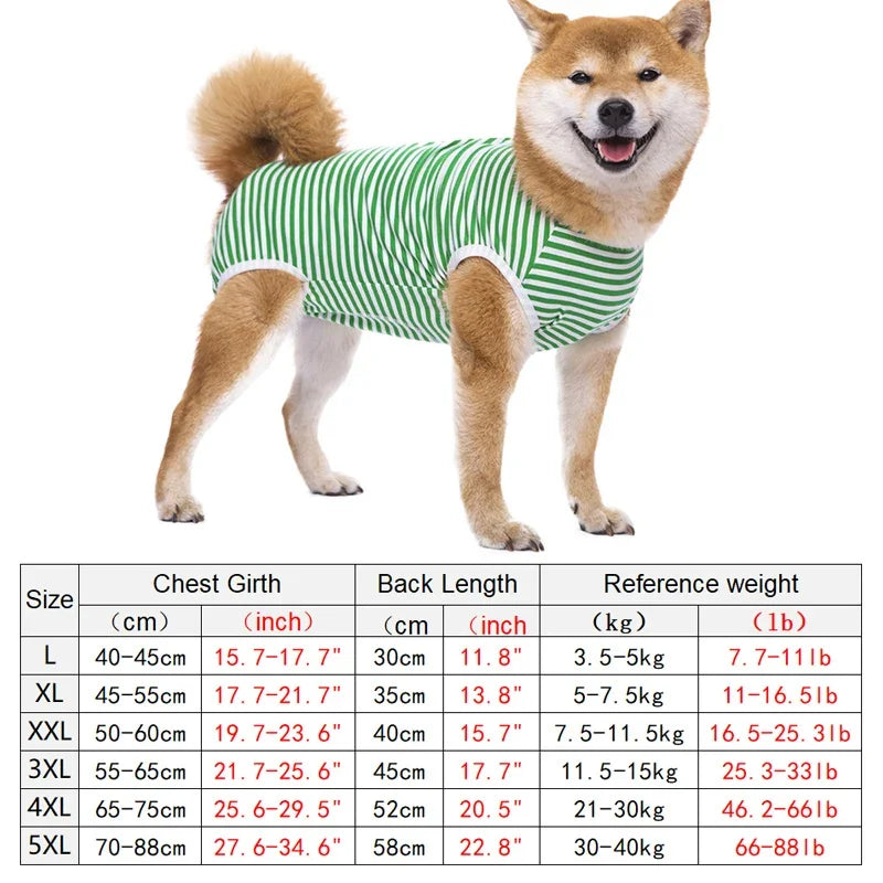 Medium/ Large Dog Recovery Suit