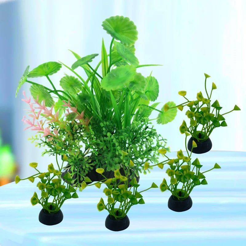 5pc Aquarium Plant Decor