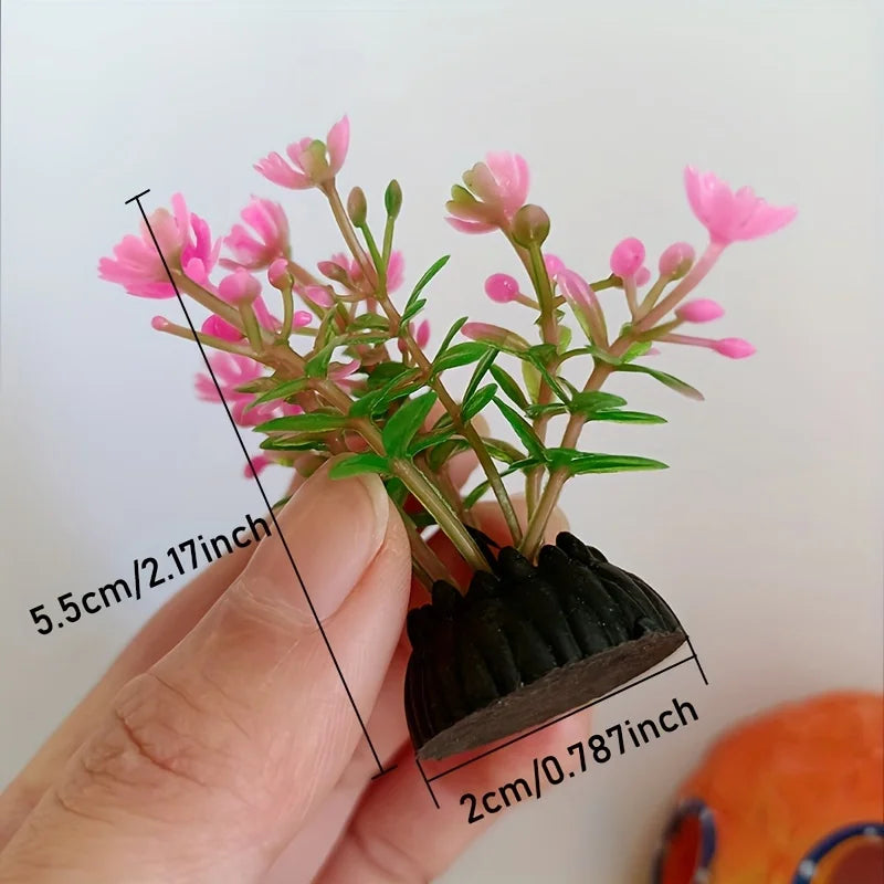 10pcs Aquarium Plant Decor