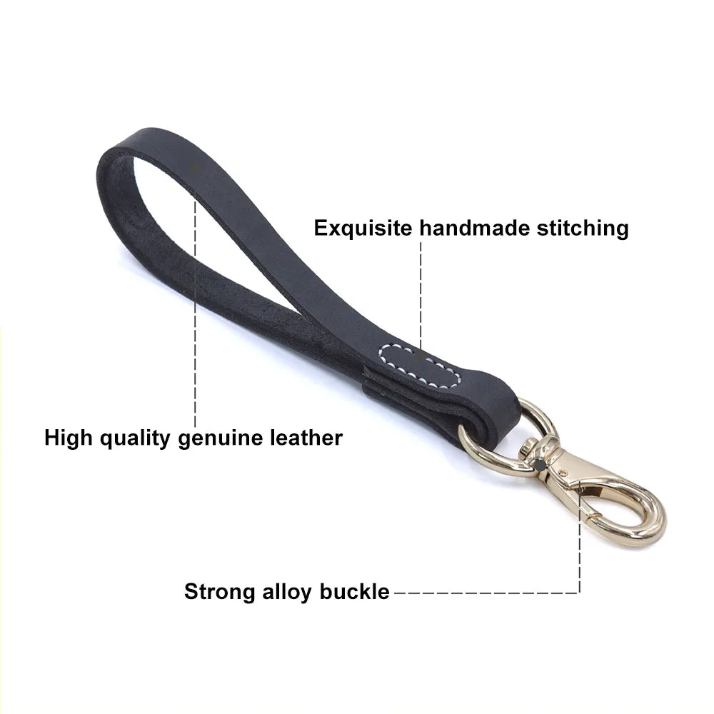 Real Leather Traffic Leash