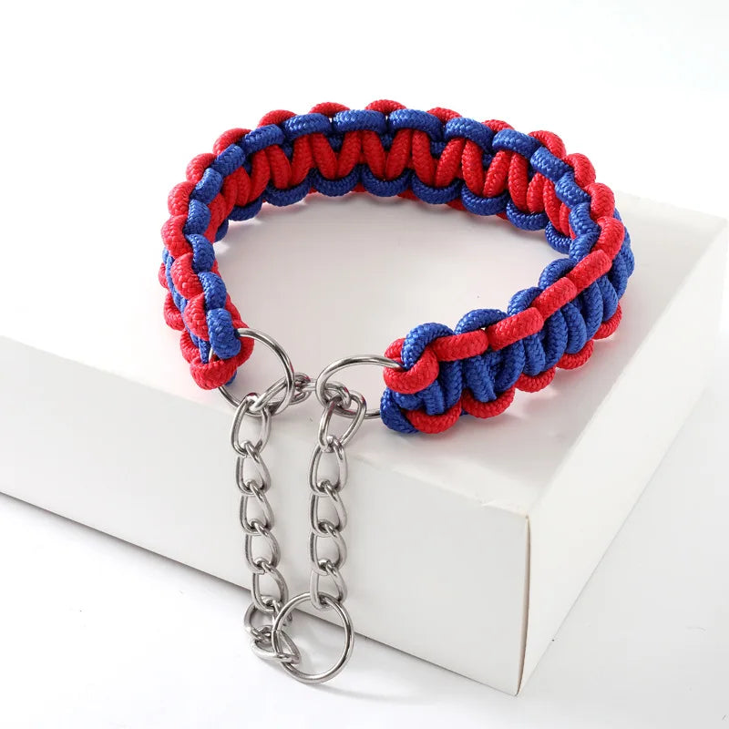 Paracord Chain Martingale Collar
