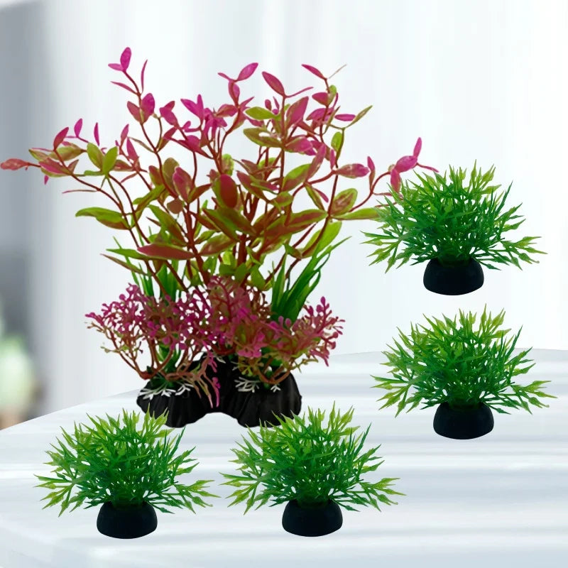 5pc Aquarium Plant Decor