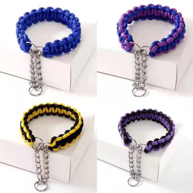 Paracord Chain Martingale Collar