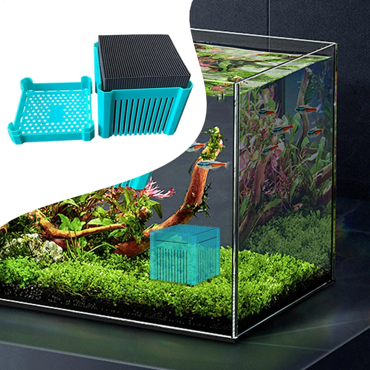 Aquarium Activated Carbon Sponge Filter