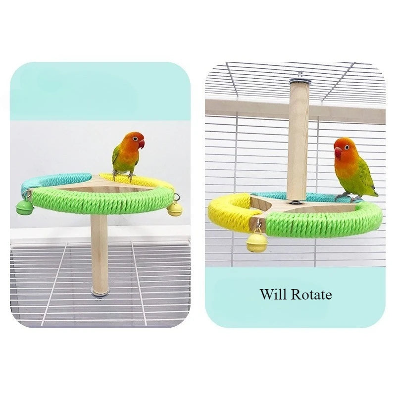 Bird Mirror Toy/Stand