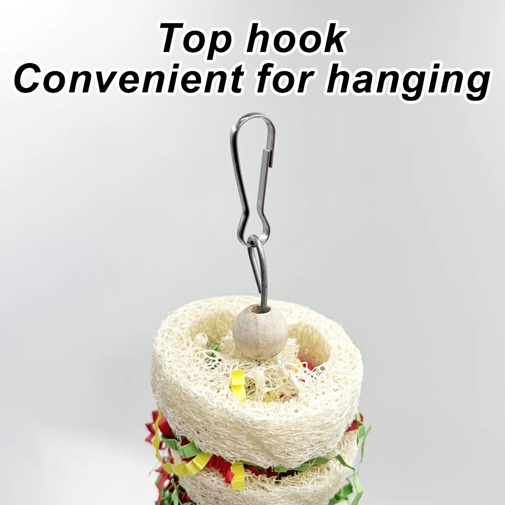 Loofah Bird Toy