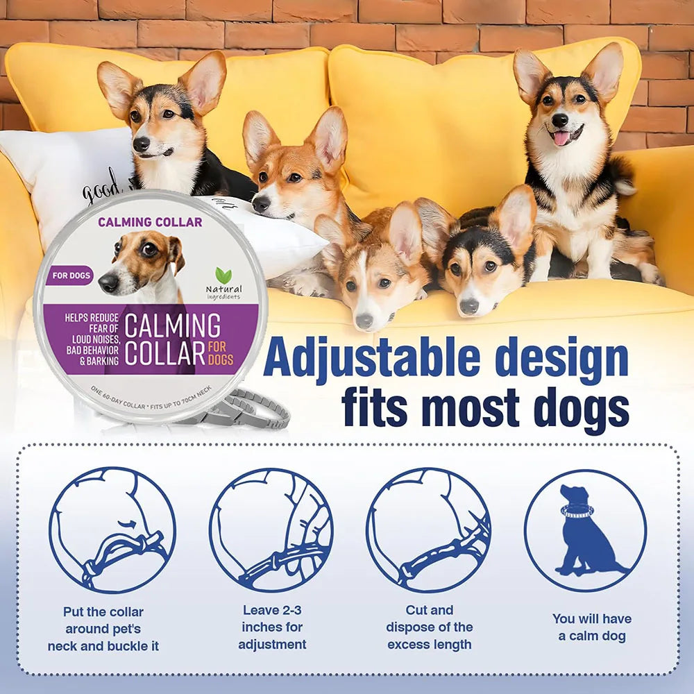 38/70cm Dog/Cat Calming Collar
