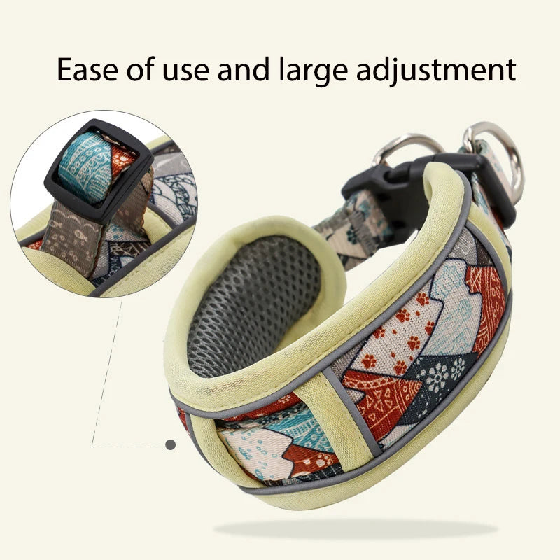 Patchwork Collar/Leash Set