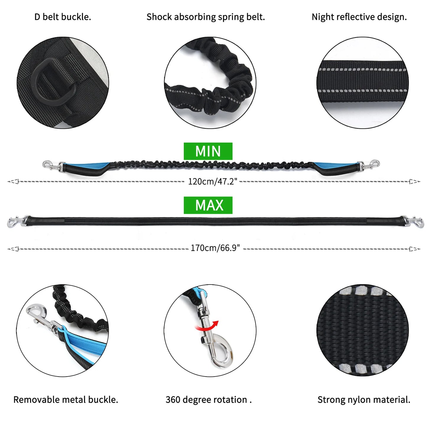 Waist Pack Dog Leash