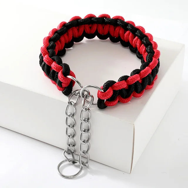 Paracord Chain Martingale Collar