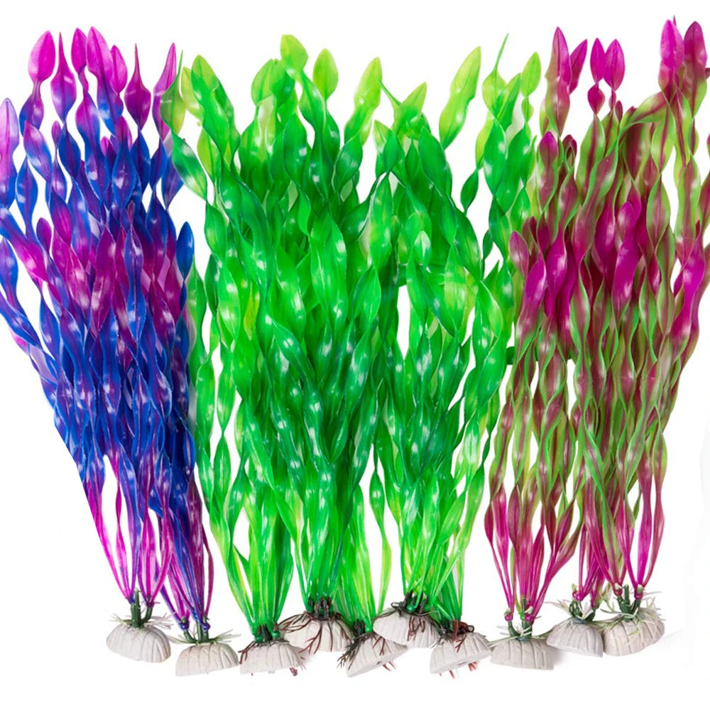 5/10pcs Artificial Aquarium Plants